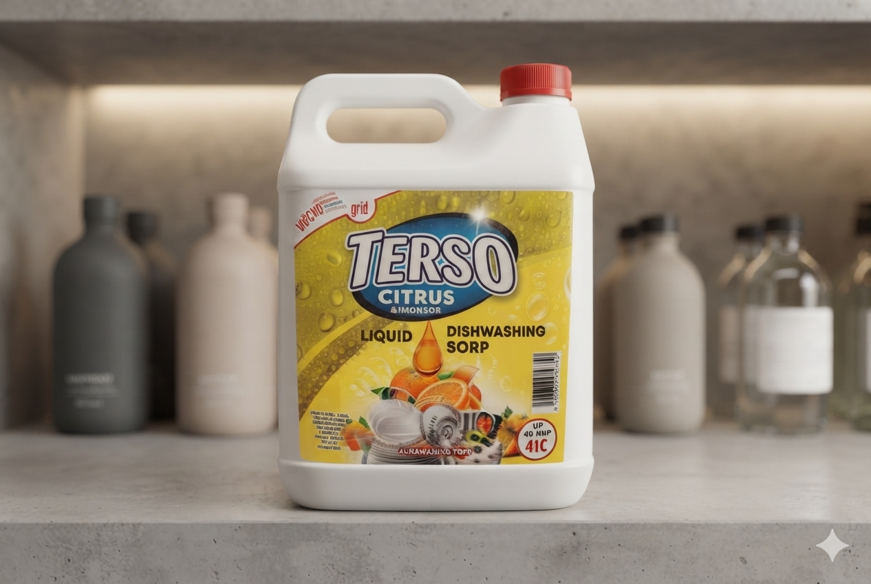 Terso Citrus Dishwashing Soap (4L)
